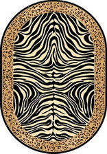 Ковер VALENCIA_d079, 3*5, OVAL, BLACK